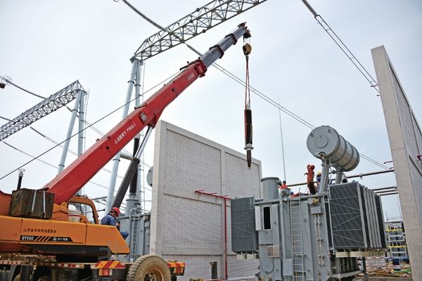 永州東安吊車租賃工程案例